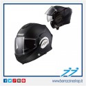 CASCO MODULARE - CONVERTIBILE LS2 FF399 VALIANT NERO OPACO MENTONIERA RIBALTABILE MATT BLACK