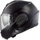 CASCO MODULARE - CONVERTIBILE LS2 FF399 VALIANT NERO OPACO MENTONIERA RIBALTABILE MATT BLACK