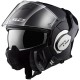 CASCO MODULARE - CONVERTIBILE LS2 FF399 VALIANT NERO OPACO MENTONIERA RIBALTABILE MATT BLACK