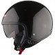 CASCO JET LS2 OF561 WAVE NERO LUCIDO - GLOSS BLACK CON VISIERINO INTERNO PARASOLE
