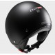CASCO JET LS2 OF561 WAVE NERO LUCIDO - GLOSS BLACK CON VISIERINO INTERNO PARASOLE