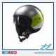 CASCO JET LS2 OF561 WAVE BEAT FLUO GREEN - VERDE FLUO CON VISIERINO INTERNO PARASOLE