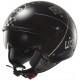 CASCO JET LS2 OF561 WAVE BEAT FLUO PINK - ROSA LUCIDO CON VISIERINO INTERNO PARASOLE