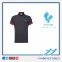 POLO V-STRIPES UOMO COLORE BLACK M/C MAN