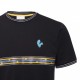 T-SHIRT V-STRIPES UOMO NERA M/C MAN BLACK