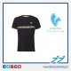 T-SHIRT V-STRIPES UOMO NERA M/C MAN BLACK