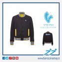 BOMBER V - STRIPES UOMO COLORE NERO / GIALLO MAN