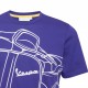 T-SHIRT UOMO VESPA YOUNG VIOLA - GIALLO M/C