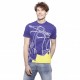 T-SHIRT UOMO VESPA YOUNG VIOLA - GIALLO M/C