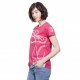 T-SHIRT DONNA VESPA YOUNG FUCSIA M/C