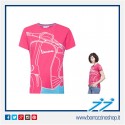 T-SHIRT DONNA VESPA YOUNG FUCSIA M/C