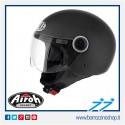 CASCO MOTO JET AIROH COMPACT PRO NERO OPACO - BLACK MATT