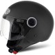 CASCO MOTO JET AIROH COMPACT PRO NERO OPACO - BLACK MATT