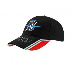 CAPPELLINO BASEBALL MV AGUSTA REPARTO CORSE ROSSO - NERO