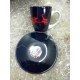 SET 2 TAZZINE DA CAFFE VESPA IN CERAMICA BLU E ROSSA
