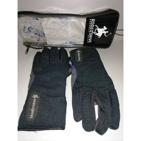 GUANTI GLOVES SCOOTER RODEO DRIVE MOD. COMFORT NERO IN TESSUTO