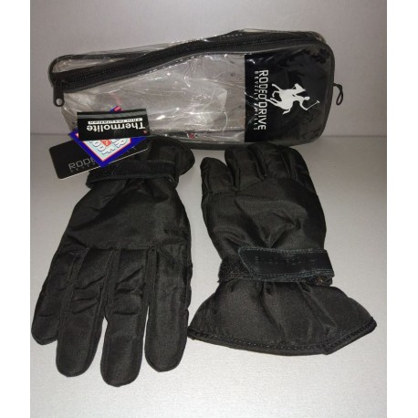 GUANTO GUANTI RODEO DRIVE LIBERTY ANTIPIOGGIA MOTO SCOOTER NYLON IN PILE CALDO ANTISCIVOLO