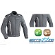 GIACCA MOTO ESTIVA TRAFORATA UOMO IXON COOLER COLORE NERO BIANCO