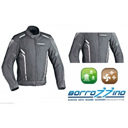 GIACCA MOTO ESTIVA TRAFORATA UOMO IXON COOLER COLORE NERO BIANCO