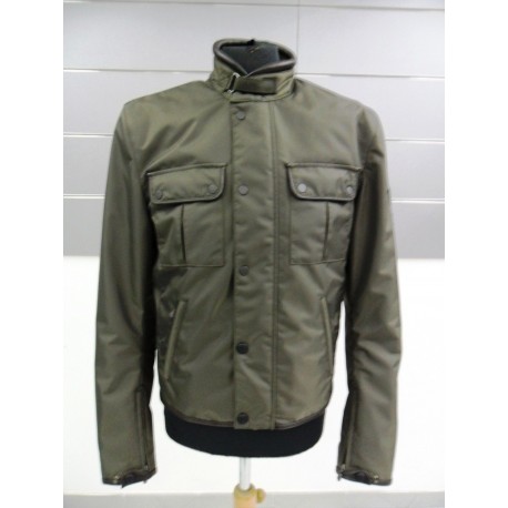 GIACCA BELSTAFF BRADDAN BRIDGE BLOUSON MAN DEEP BROWN