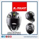 CASCO INTEGRALE MOTO IN FIBRA COMPOSITA LS2 FF323 ARROW R TECHNO WHITE BLACK CON PINLOCK INCLUSO