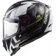CASCO INTEGRALE MOTO IN FIBRA COMPOSITA LS2 FF323 ARROW R TECHNO WHITE BLACK CON PINLOCK INCLUSO