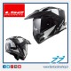 CASCO MODULARE LS2 METRO SUB BIANCO LUCIDO NERO - FF324 KPA