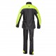 SET DILUVIO REX 564 COMPLETO ANTIPIOGGIA TUCANO GIACCA PANTALONE NERO GIALLO FLUO