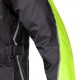 SET DILUVIO REX 564 COMPLETO ANTIPIOGGIA TUCANO GIACCA PANTALONE NERO GIALLO FLUO