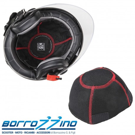 SOTTOCASCO TECNICO TUCANO URBANO TESSUTO AERO 3D PAPAM 319 CONFEZIONE 2 PEZZI