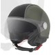 CASCO PIAGGIO VERDE OPACO CARBONSKIN CON VISIERA AVIATORE E VISIERINO PARASOLE