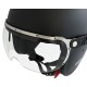 CASCO IN FIBRA CGM 170A EVOKE NERO OPACO Moto Jet Vintage Custom