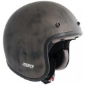 CASCO IN FIBRA CGM 170W CHALLENGE MARRONE OPACO Moto Jet Vintage Custom