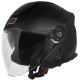 CASCO JET ORIGINE PALIO 2.0 CON BLUETOOTH Visiera Lunga NERO OPACO