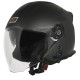 CASCO JET ORIGINE PALIO 2.0 CON BLUETOOTH Visiera Lunga TITANIO OPACO