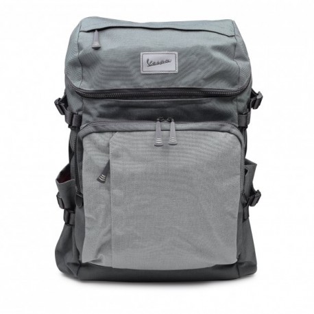 ZAINO VESPA ADVENTURE NERO - GRIGIO