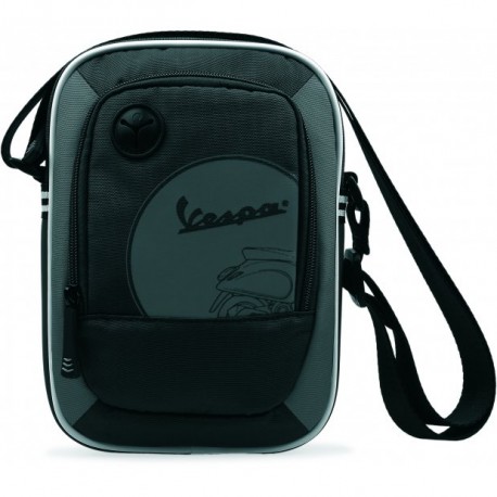 BORSELLO VESPA BOX GRIGIO - NERO