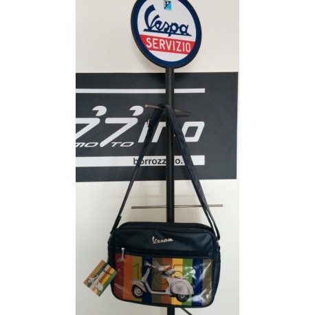 BORSA VESPA 1955 BLU TRACOLLA ORIZZONTALE 