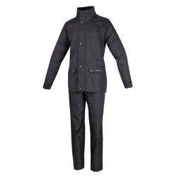 GIACCA E PANTALONI ANTIPIOGGIA SET DILUVIO PLUS NERO TUCANO URBANO 2 PEZZI