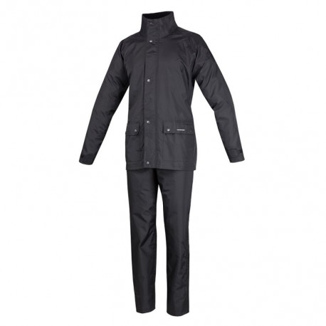 GIACCA E PANTALONI ANTIPIOGGIA SET DILUVIO PLUS NERO TUCANO URBANO 2 PEZZI