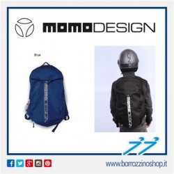 ZAINO BLUE - LOGO GRIGIO MOMODESIGN BACKPACK MD-ONE 2019