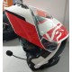 CASCO ORIGINE DELTA LEVEL RED-WHITE BLUETOOTH INTEGRATO MODULARE BIANCO/ROSSO