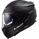 CASCO FIBRA HPFC LS2 FF327 CHALLENGER Solid NERO OPACO con visierino interno parasole