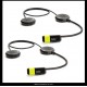 TWIINS INTERPHONE SMART DUO HF 3.0 INTERCOM + HF 2.0 DUAL INTERFONO AURICOLARE BLUETOOTH