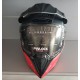 CASCO MOTO AIROH COMMANDER PROGRESS BLUE RED / BLU ROSSO OPACO FIBRA HPC