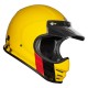 CASCO ORIGINE VIRGO DANNY INTEGRALE Vintage anni '70 GIALLO LUCIDO