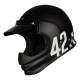 CASCO ORIGINE VIRGO DANNY INTEGRALE Vintage anni '70 NERO OPACO