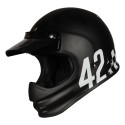 CASCO ORIGINE VIRGO DANNY INTEGRALE Vintage anni '70 NERO OPACO