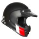 CASCO ORIGINE VIRGO DANNY INTEGRALE Vintage anni '70 NERO OPACO