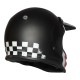 CASCO ORIGINE VIRGO DANNY INTEGRALE Vintage anni '70 NERO OPACO